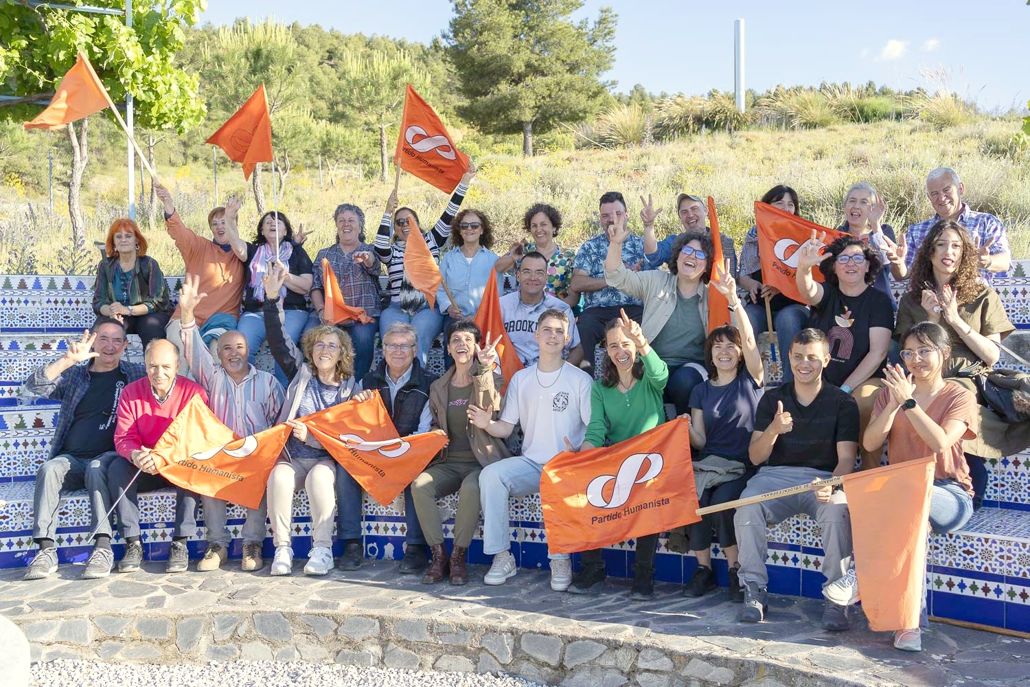 Equipo y simpatizantes del Partido Humanista